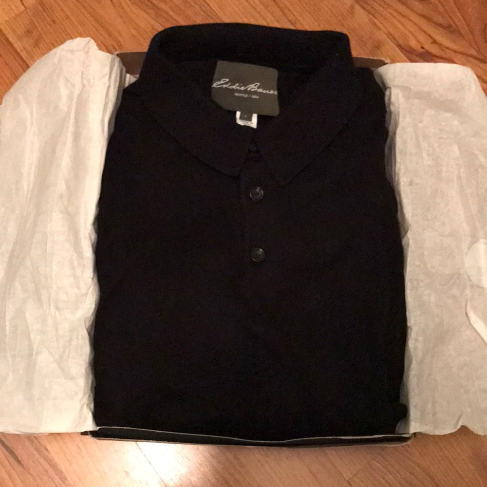 Long sleeve polo sweater